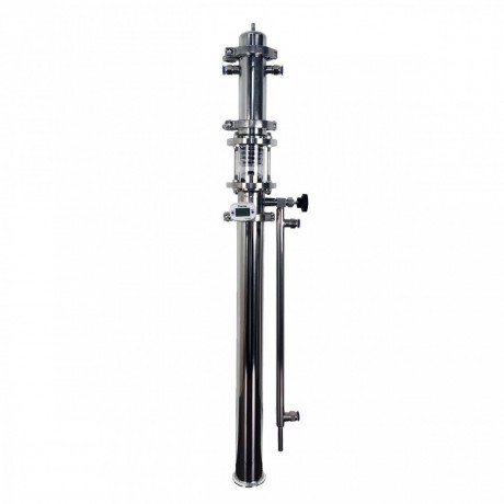Distillation column 2 inches with cube 25l (stainless steel)
