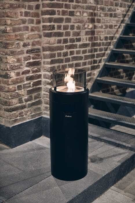 Outdoor gas fireplace 2.5 kW Enders NOVA LED L Black