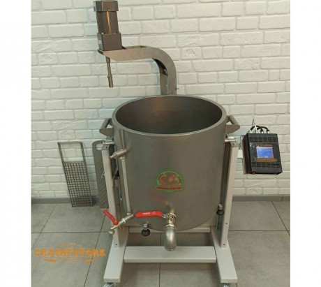 Homemade cheesemaker 60 liters  with trolley