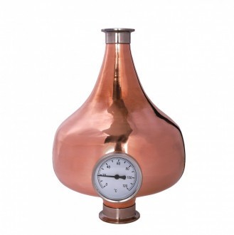 Alembic copper helmet 2 inches - 1.5 inches with thermometer