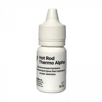 Alpha amylase enzyme Thermo Alpha per 100 kg of grain 10 ml