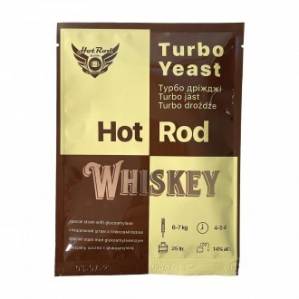 Yeast for whiskey for 25 l 71 g Hot Rod Whiskey