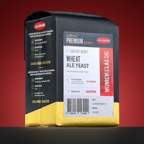 Dry beer yeast LALBREW MUNICH CLASSIC™ – WHEAT BEER YEAST (Munich Wit Beer), 500g