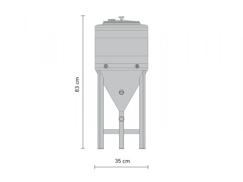 Conical fermentation vessel 30 l