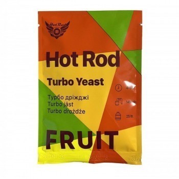 Спиртові турбо дріжджі Hot Rod Fruit на 25л для фруктових браг