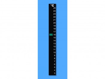 Термометр самоклеючий 18-34 С