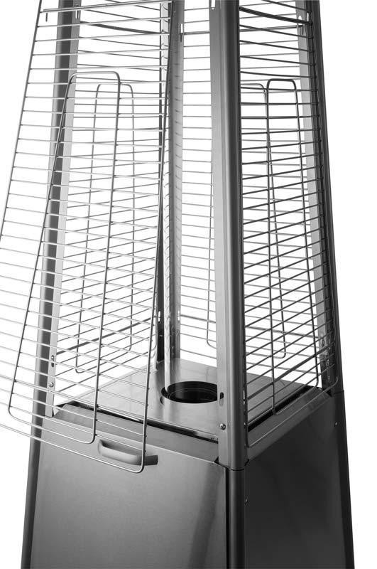 Outdoor gas heater 10.5 kW Activa Pyramide Cheops