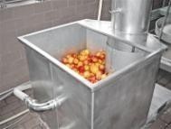 Fruit washer with Rätzmühle